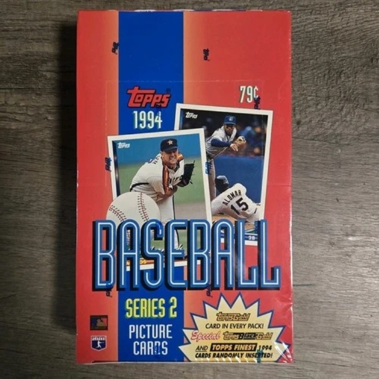 1994 Topps シリーズ2 ベースボールファクトリー シールワックスボックス｜トレーディングカード　ラフテル