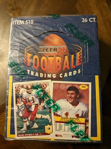 1992 FLEER NFL フットボール ファクトリー新品 工場未開封 開封済み｜トレーディングカード　ラフテル