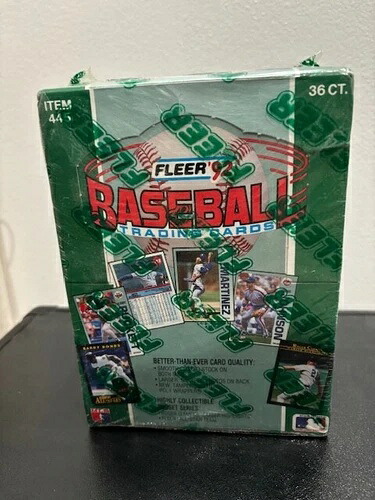 1992年 Fleer ベースボールファクトリー シールワックスボックス/新品 - 36パック｜トレーディングカード　ラフテル