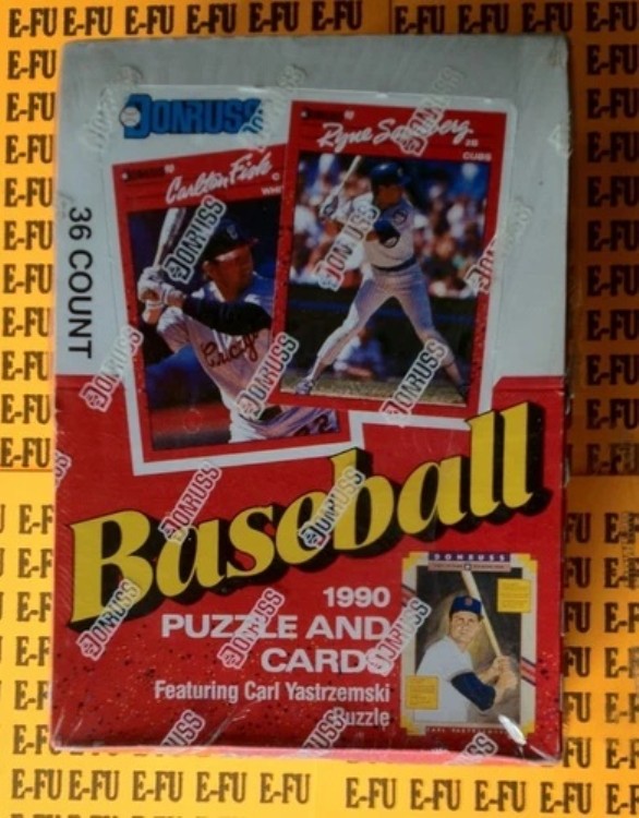 1990年 Donruss 野球 ファクトリーシールボックス 36パック サミー・ソーサ、フアン・ゴンザレス RC｜トレーディングカード　ラフテル