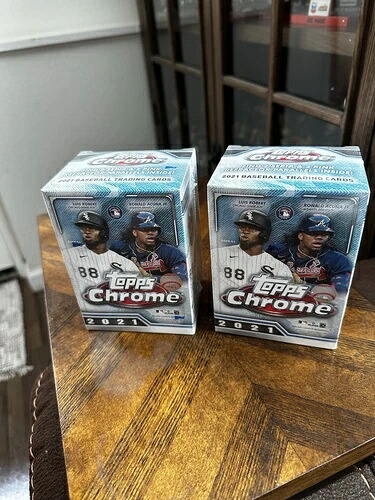 ロット(2)2021 Topps Chrome MLB ベースボール ファクトリーシール ブラスターボックス セピアピンク Ref|トレーディングカード ラフテル