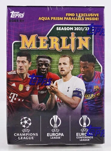 2021-2022 Topps Merlin UEFA ブラスターボックス 工場未開封 新品|トレーディングカード ラフテル