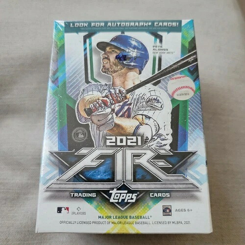 2021 Topps ファイアーブラスターボックス 新品 工場未開封 7パック MLB 野球｜トレーディングカード　ラフテル
