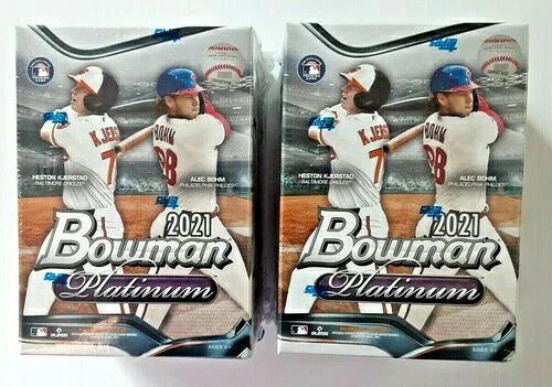 ボウマン プラチナ MLB ベースボール ブラスター ボックス 未開封 2ボックス 2021|トレーディングカード ラフテル