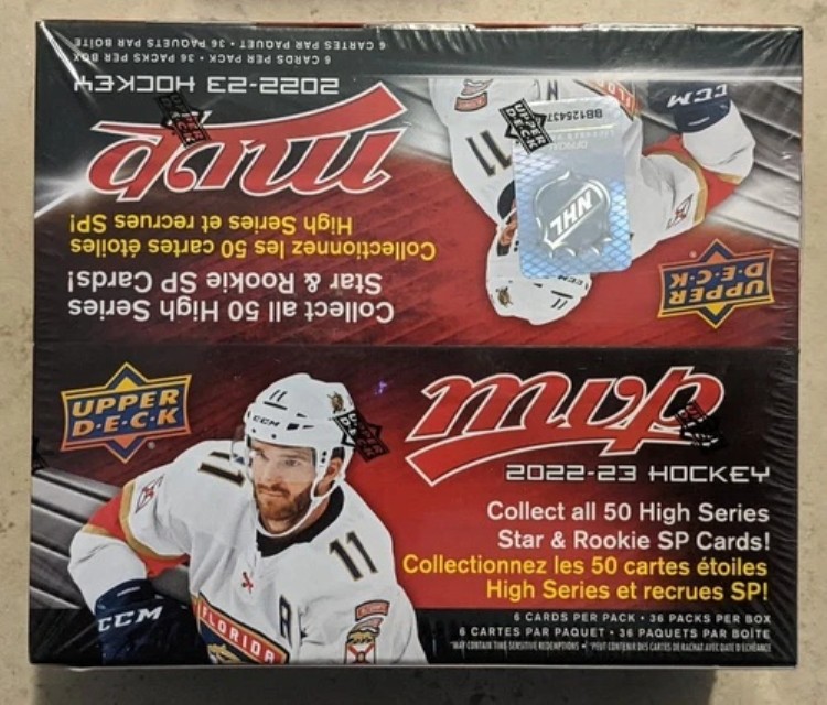 2022-23 Upper Deck MVP NHL ホッケー 工場未開封 36パックボックス ~ RCs SP を探せ|トレーディングカード ラフテル