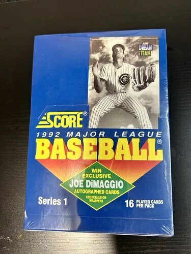 1992 スコア シリーズ 1 野球 工場未開封ボックス - 新品|トレーディングカード ラフテル