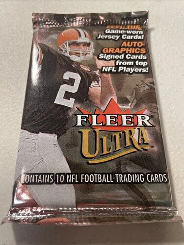 2000年 Fleer Ultra Football ファクトリーシールパック; トム・ブレイディ ルーキーの可能性あり|トレーディングカード ラフテル