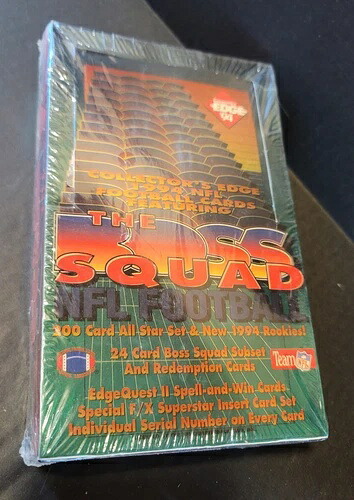 1994年 コレクターズエッジ ボススクワッド ポップ ワーナー フットボール ホビーボックス 工場未開封｜トレーディングカード　ラフテル