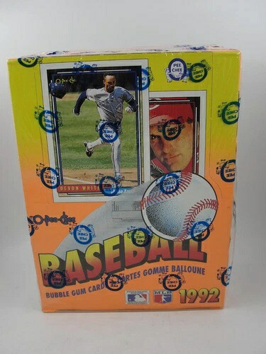 (1) 1992 O-PEE-CHEE 野球トレーディングカード 工場封印アクションポスター。｜トレーディングカード　ラフテル