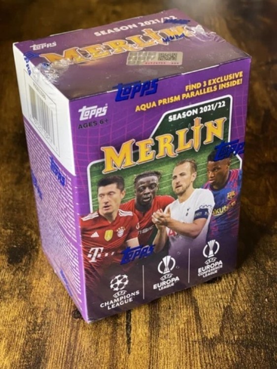 2021-22 Topps Merlin UEFAチャンピオンズリーグ サッカー ブラスターボックス 工場未開封|トレーディングカード ラフテル
