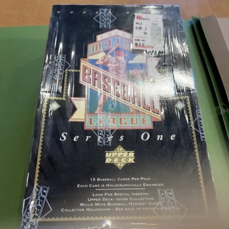 1993年 Upper Deck シリーズ1 野球ホビーボックス 36パック 未開封|トレーディングカード ラフテル