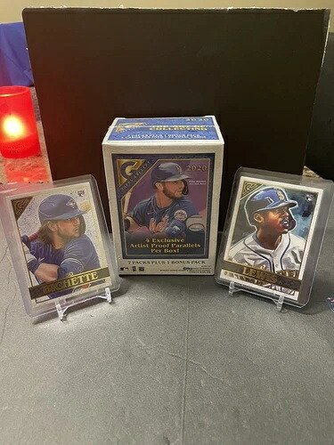 工場未開封 2020 Topps Gallery Blaster Box 7パック + RC K Leei、B Bichette 2枚|トレーディングカード ラフテル