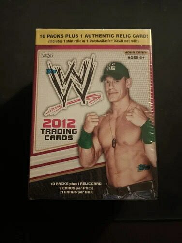 ブラスターボックス 2012 TOPPS WWE -10 パック -1 レリック ...工場未開封|トレーディングカード ラフテル