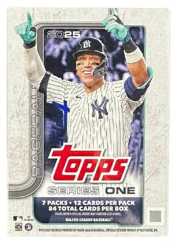 2025 Topps シリーズ1 ベースボール バリュー ブラスター ボックス - 工場未開封|トレーディングカード ラフテル