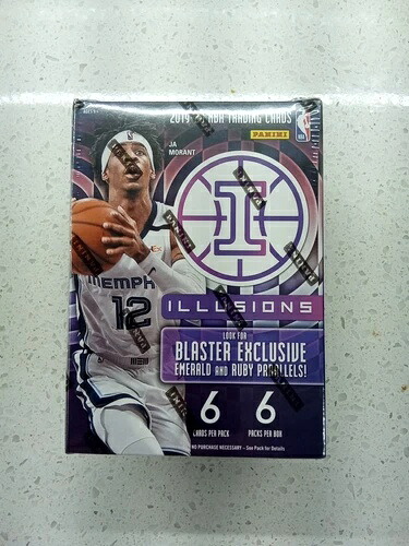 2019-20 パニーニ NBA イリュージョン ブラスターボックス 新品未開封 工場出荷時のシール付き｜トレーディングカード　ラフテル