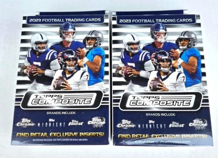 (2) 2023 TOPPS コンポジット フットボール ハンガー ボックス 2 個セット 未開封 新品!｜トレーディングカード　ラフテル
