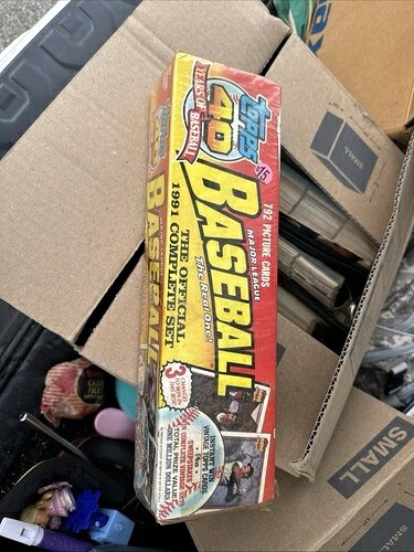 未開封ボックス Topps 1991 ベースボールカード コンプリートセット 726枚｜トレーディングカード　ラフテル