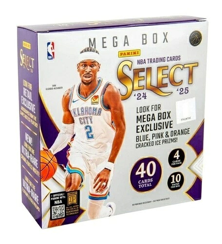 2024-25 パニーニセレクト NBA メガボックス 10パック 工場未開封 新品 ケース入り|トレーディングカード ラフテル
