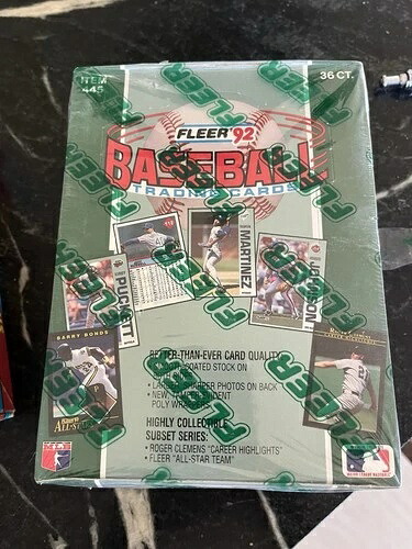 1992年 Fleer ベースボールファクトリー シールワックスボックス 36パック｜トレーディングカード　ラフテル 43,560円