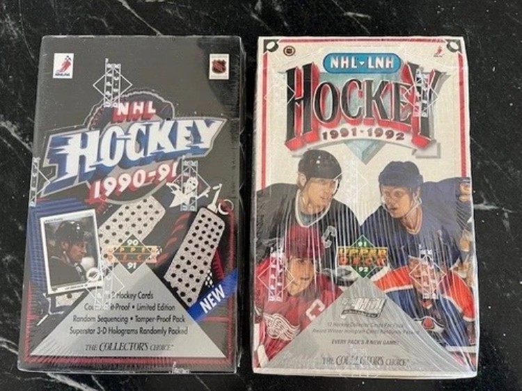 1 EA - 1990-91 & 1991-92 NHL Upper Deck Hockey ファクトリーシールワックスボックス|トレーディングカード ラフテル