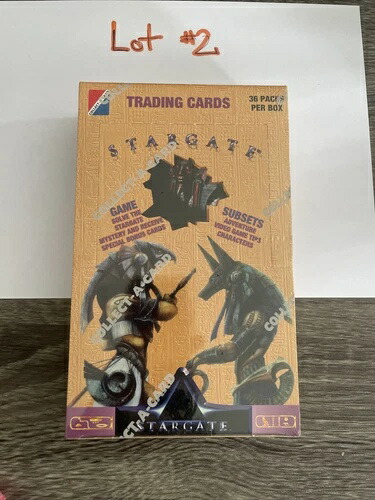 1994 スターゲイト コレクト・ア・カード トレーディングカード ホビー 未開封ボックス - 36パック入りボックス画像