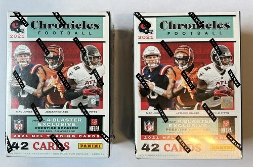 2021 パニーニ クロニクルズ NFL フットボール ファクトリーシール ブラスターボックス - ロット (2)|トレーディングカード ラフテル