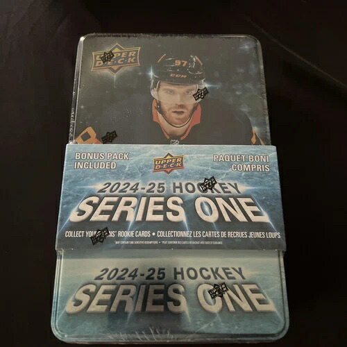 2024/25 アッパーデッキ シリーズワン ホッケー ファクトリーシール付き ブリキ NHL ボーナスパック|トレーディングカード ラフテル