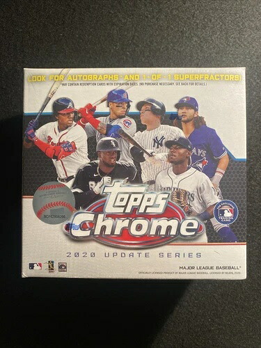2020 Topps Chrome Update メガボックス 工場未開封|トレーディングカード ラフテル
