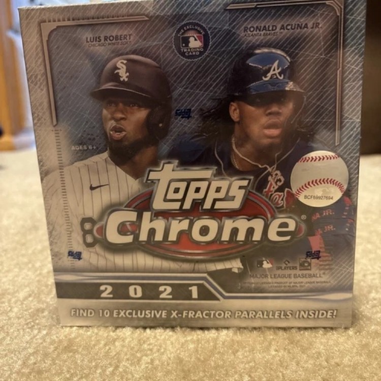 2021 Topps Chrome Baseball Mega Box - 工場未開封|トレーディングカード ラフテル