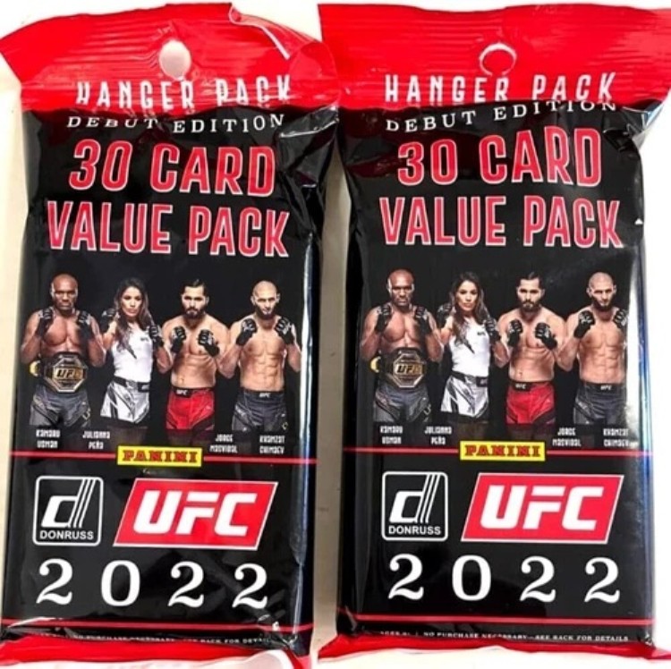 2022 Panini UFC シール付きハンガーパック ロット デビューエディション 60 カード 2 個: 2 パック...|トレーディングカード ラフテル