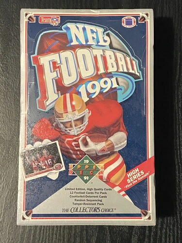 1991年 アッパーデッキ NFL フットボール ハイシリーズ 工場未開封 ホビーボックス|トレーディングカード ラフテル
