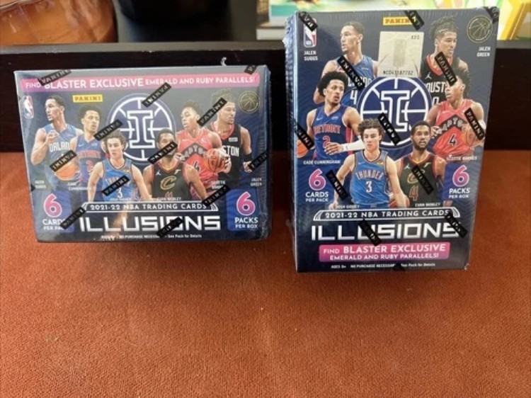 2021-2022 パニーニ イリュージョン バスケットボール カード NBA - 2 個入り未開封ボックス｜トレーディングカード　ラフテル