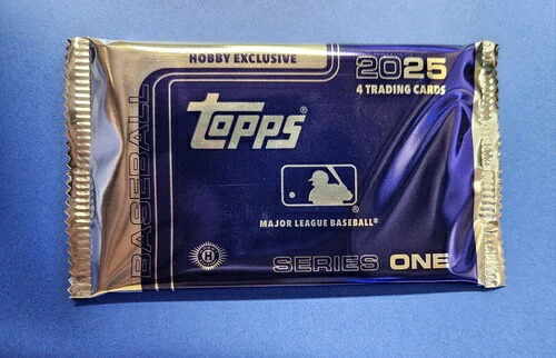 2025 Topps ベースボール シリーズ 1 シールド ホビー限定 シルバー モジョ パック|トレーディングカード ラフテル