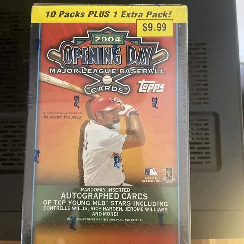 2004 Topps オープニングデイ ブラスターボックス 合計11パック 工場未開封 新品｜トレーディングカード　ラフテル