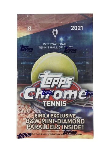 2021 Topps Chrome Tennis Hobby Lite 工場未開封 16パックボックス|トレーディングカード ラフテル