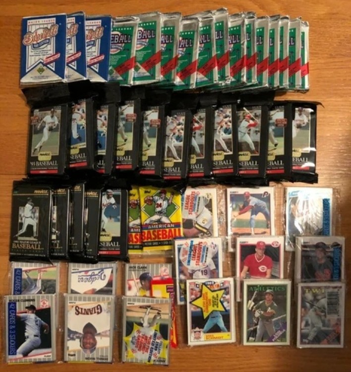 野球カード 未開封パック39個、カード584枚、Topps、Upper Deck、Fleer、Pinnacle｜トレーディングカード　ラフテル