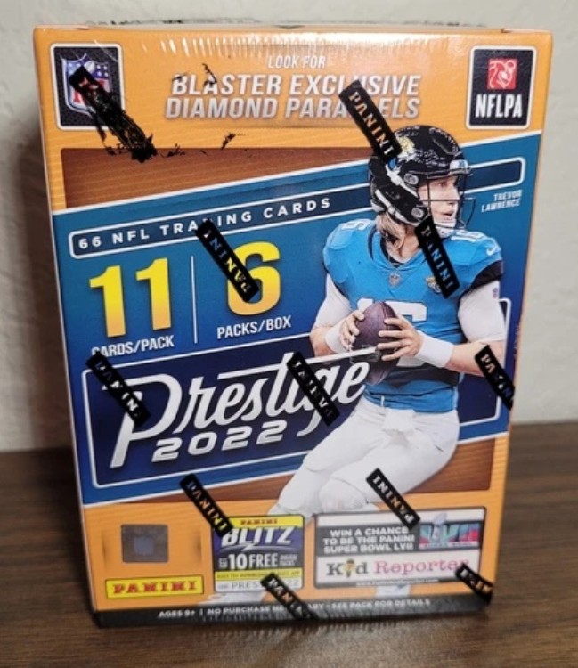 2022年 パニーニ NFL プレステージ フットボール トレーディングカード ブラスターボックス（工場未開封）｜トレーディングカード　ラフテル