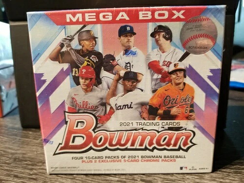 2021 Topps Bowman MLB ベースボールトレーディングカード メガボックス 新品・工場未開封｜トレーディングカード　ラフテル