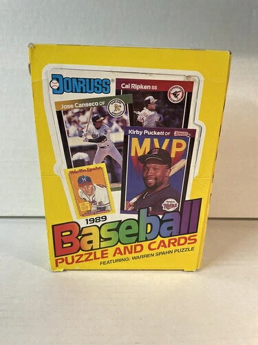 1989年 Donruss 野球用ワックスボックス - 工場未開封 36パック｜トレーディングカード　ラフテル