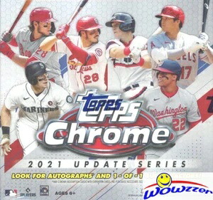 2021 Topps Chrome Update Baseball 限定工場密封メガボックス!｜トレーディングカード　ラフテル