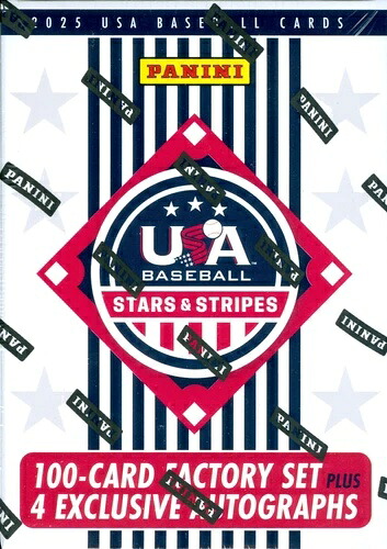 2025 Panini USA ベースボール スターズ & ストライプス 工場未開封ボックスセット 4 オート!|トレーディングカード ラフテル