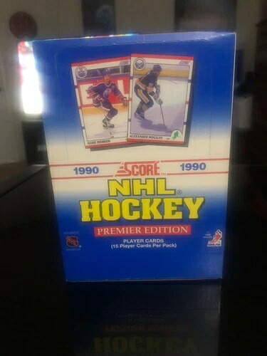 1990 スコア NHL プレミアエディション ホッケーボックス 36 未開封パック|トレーディングカード ラフテル