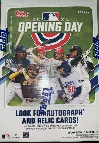 2021 Topps Baseball Opening Day 2021 工場未開封ブラスターボックス - 合計77枚のカード｜トレーディングカード　ラフテル 43,560円