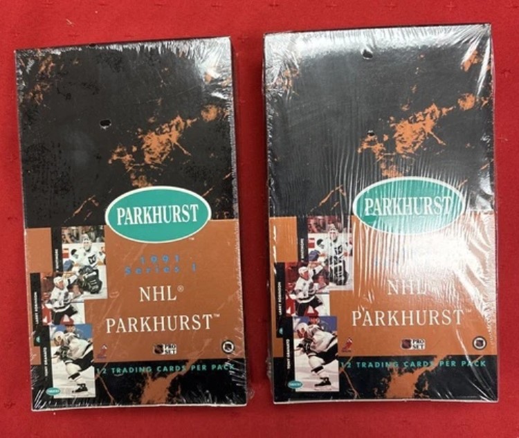 1991 パークハースト NHL ホッケー シリーズ I 未開封 36 パック (2 個入り)|トレーディングカード ラフテル