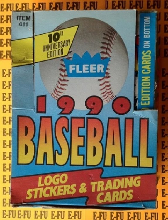 1990年 Fleer 野球用フルワックスボックス 36個入り 密封パック サミー・ソーサ、ラリー・ウォーカー RC｜トレーディングカード　ラフテル
