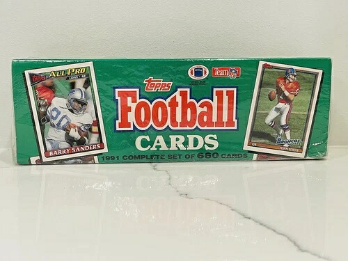 トップス 1991 NFL フットボールカード 工場未開封セット サンダース&エルウェイ|トレーディングカード ラフテル