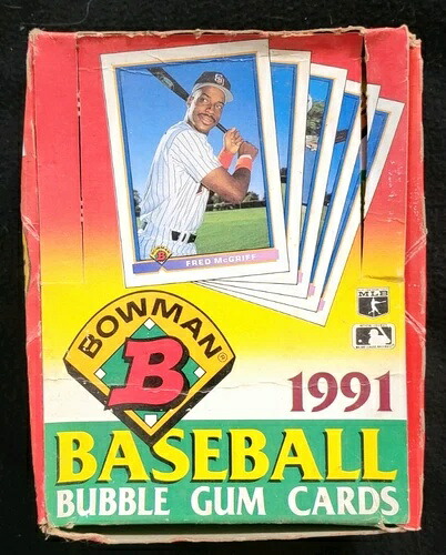1991年 ボウマン ベースボールカード 未開封パック 31パック｜トレーディングカード　ラフテル