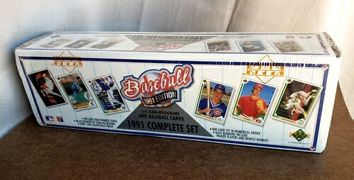 1991 アッパーデッキ ベースボールエディション MLB コンプリート カード 800 枚セット 新品! 工場未開封!|トレーディングカード ラフテル