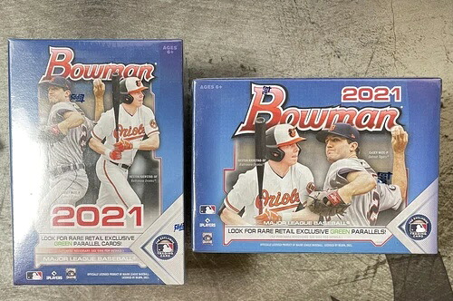 2021 ボウマン ベースボール シールド ブラスターボックス 2個セット｜トレーディングカード　ラフテル
