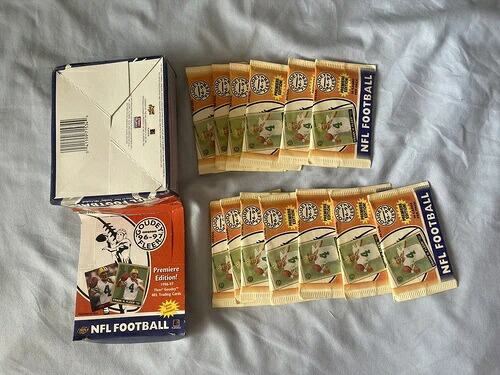 1996-97 FLEER GOUDEY FOOTBALL 未開封 リテールパック 1パックあたりカード10枚|トレーディングカード ラフテル